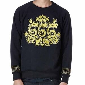 UNIF unisex 666 hellz bellz Embroidered Sweater size small